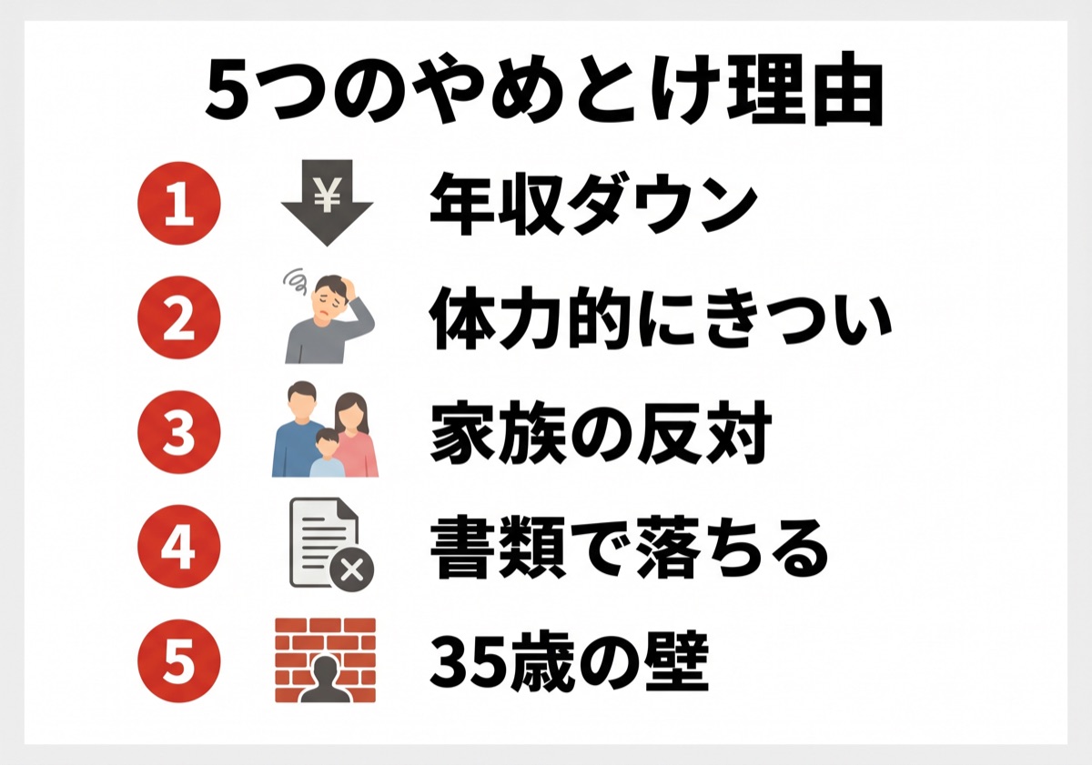 30代未経験IT転職がやめとけと言われる5つの理由