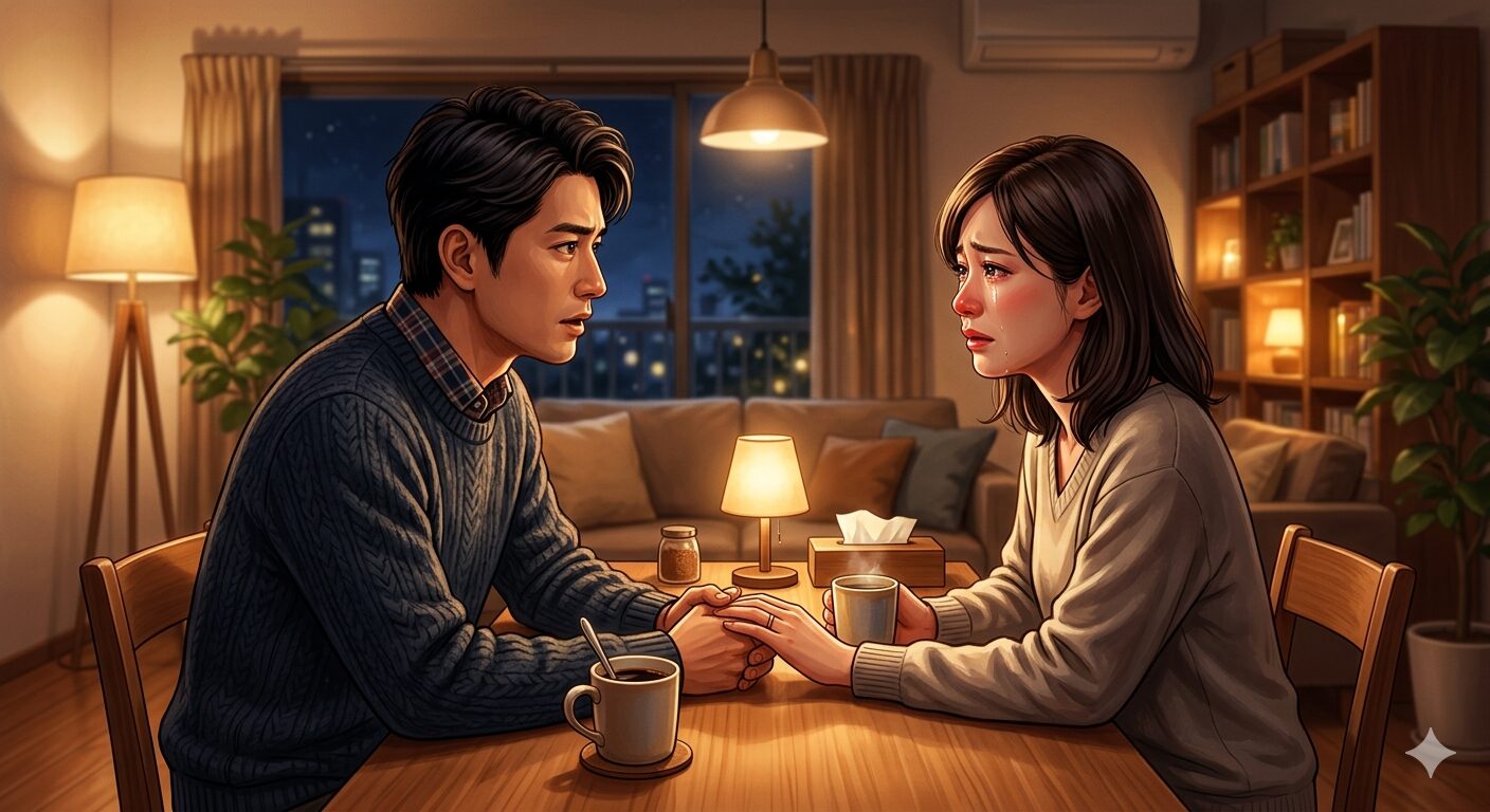 転職したいと妻に話したら泣かれた夜のこと