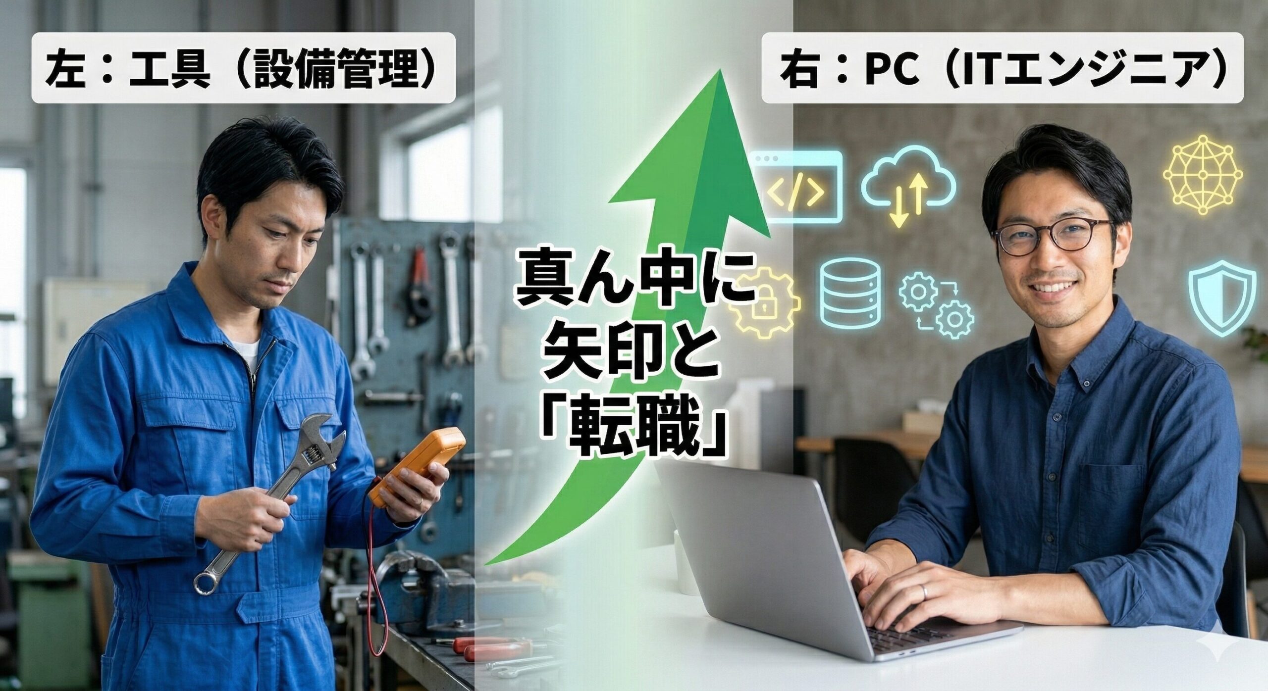 設備管理からITエンジニアへ：職種を絞る前と後