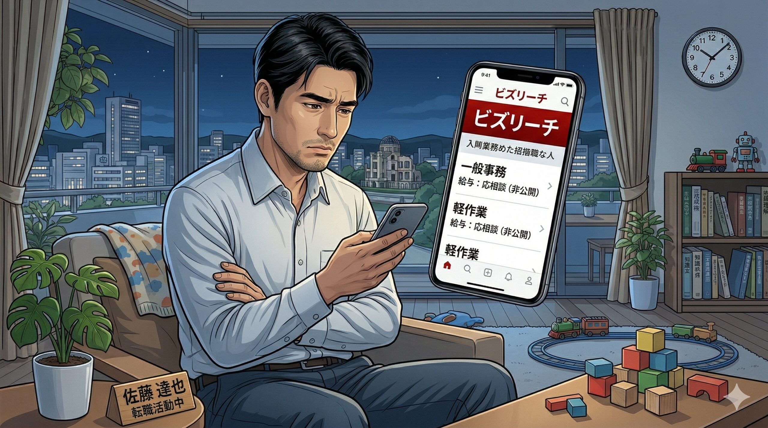 スカウトが来ない現実を前に考え込む男性