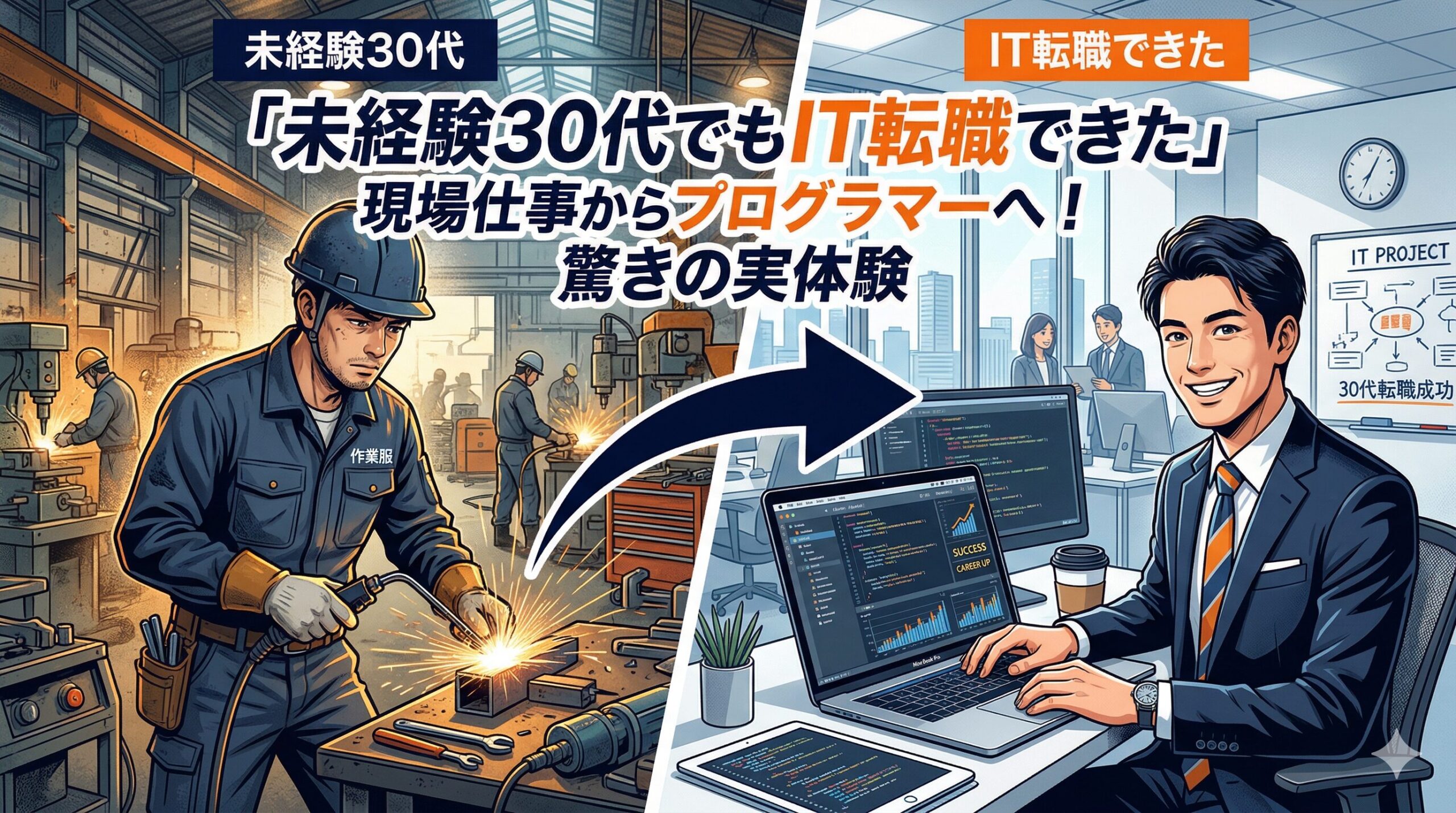 IT転職は未経験30代には無理？子持ちが3ヶ月で内定した話【結論：できる】