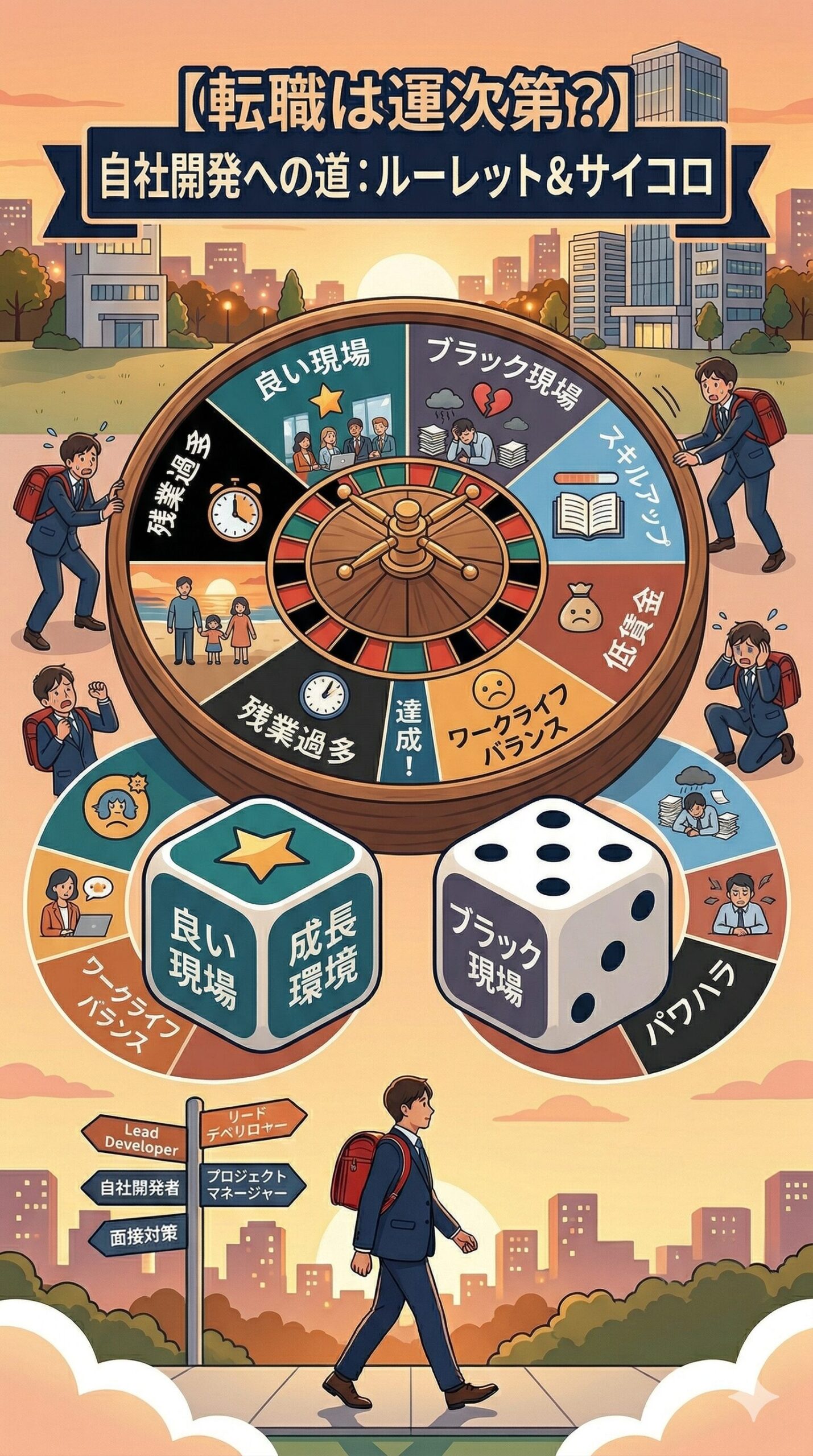 現場ガチャのルーレット＆サイコロ