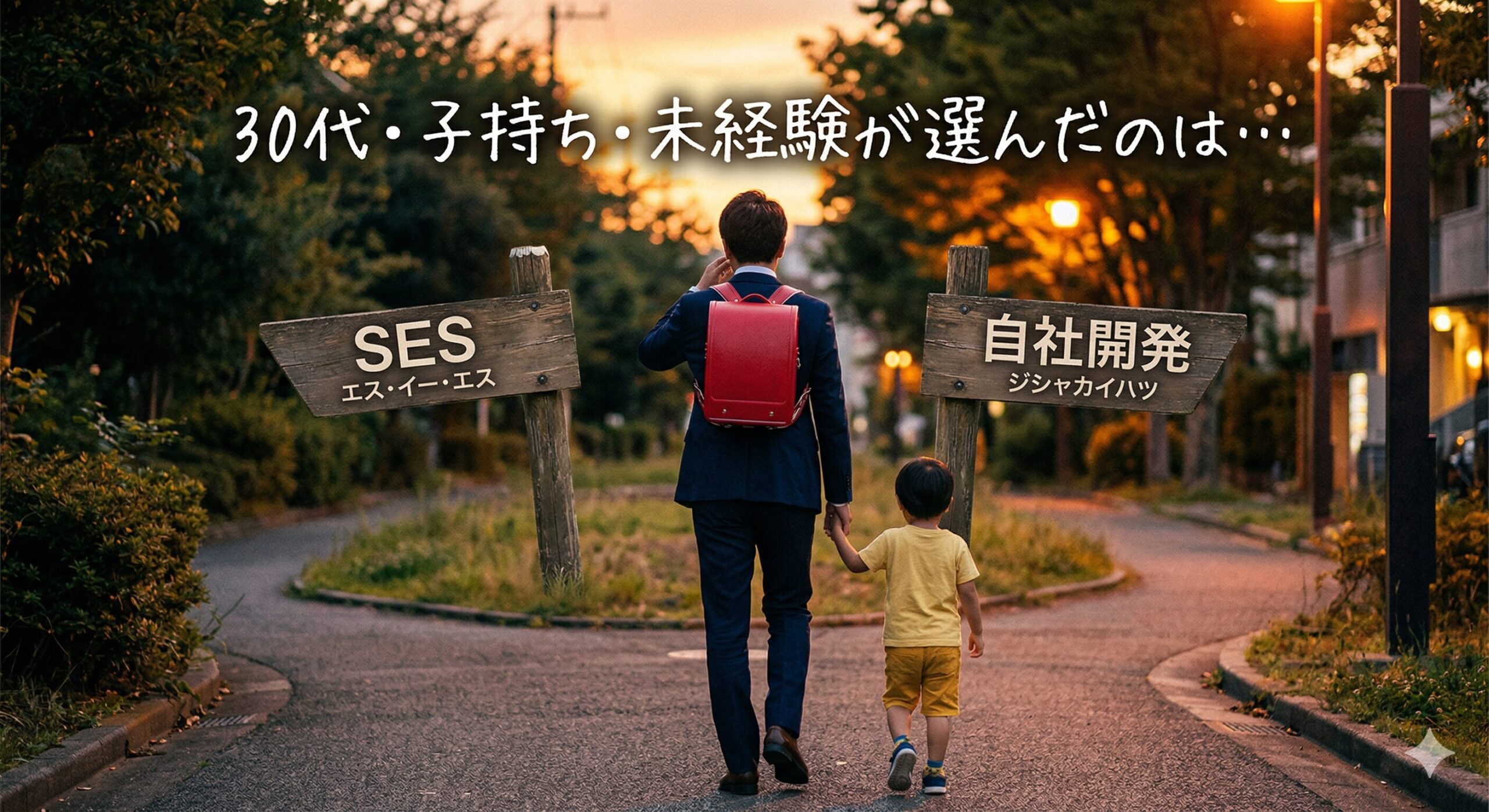 SESと自社開発、30代・子持ち・未経験が選ぶならどっちか正直に言う